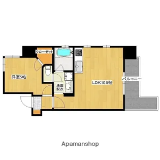 ベイシャトー【4階】の間取り