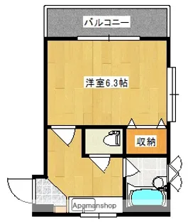 イモーレ真砂【3階】の間取り