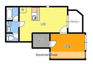 バーレイ【403号室】の間取り