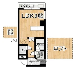 メゾンドブランシュ南林寺【5階】の間取り