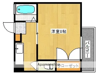 ローズマリーマンション【4階】の間取り