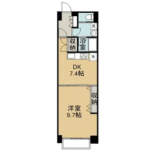紫原3丁目マンション【502号室】の間取り