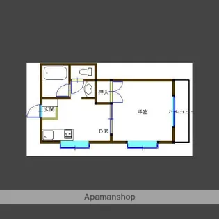 ドエリング前田【301号室】の間取り