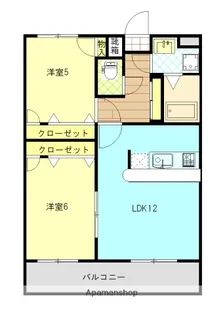 グリーンヒルズ【3階】の間取り