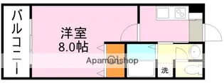 LEAD IN AIS鹿大前【5階】の間取り