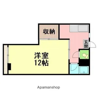 サンコーポ新屋敷【203号室】の間取り
