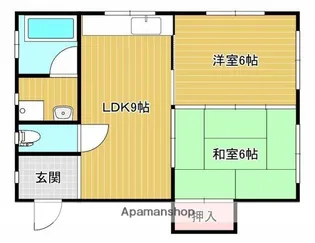 池田マンション【5階】の間取り