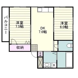 エコノミーホーム【0201号室】の間取り