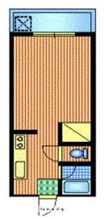 ビッグバーンズマンション新屋敷【4階】の間取り