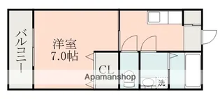 甲南ハイツ【4階】の間取り