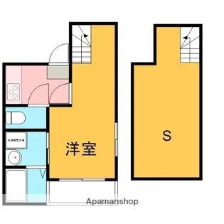 フレア鴨池【101号室】の間取り