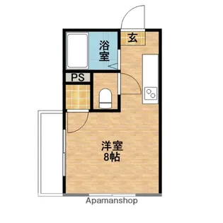 バーシティ宇宿【2階】の間取り