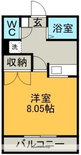 第12富山ビル【1階】の間取り