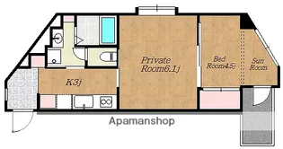 シャトーグレイス南鹿児島【5階】の間取り