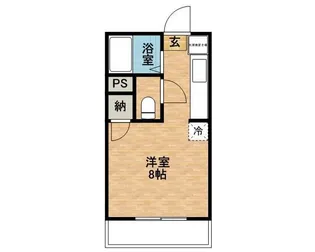 グレイス荒田壱番館【403号室】の間取り