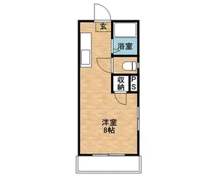 ロゼーヌ唐湊【301号室】の間取り