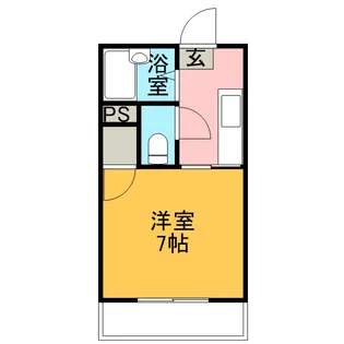 レインボー鴨池【505号室】の間取り