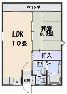 サンハイツTAKE【2階】の間取り