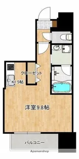 シャイニング上荒田【9階】の間取り