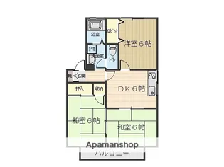 グランシャリオA【202号室】の間取り