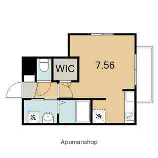 AS武【102号室】の間取り