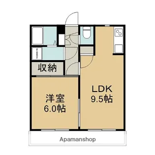 クール永吉【203号室】の間取り