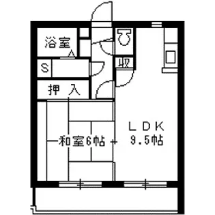 クール永吉【205号室】の間取り