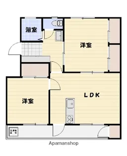 藤絹600棟【3階】の間取り