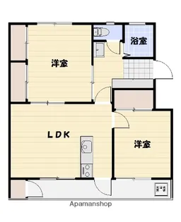 藤絹600棟【4階】の間取り