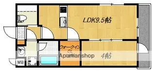 SANTACRUZ東谷山【1階】の間取り