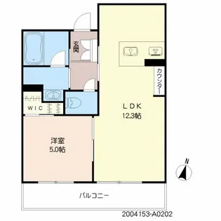 アトリエール武【2階】の間取り