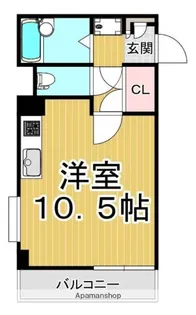 PRESIDENT荒田八幡【3階】の間取り