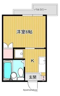 コーポあおい【4階】の間取り