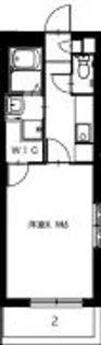 メルシー郡元【2階】の間取り