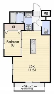 MSCT東谷山【2階】の間取り