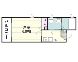 GLORIETTEⅡ【0102号室】の間取り