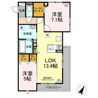 M&S RESIDENCE【1階】の間取り