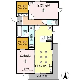 M&S RESIDENCE LIEN【3階】の間取り
