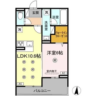 M&S RESIDENCE LIEN【3階】の間取り
