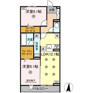 M&S RESIDENCE LIEN【1階】の間取り