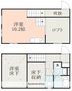 仮)吉野町アパート【1階】の間取り
