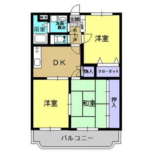 エクセル藤山【101号室】の間取り