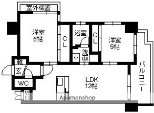 メイヒルズ【8階】の間取り
