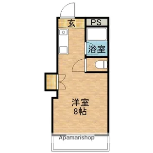 パルム鴨池【502号室】の間取り