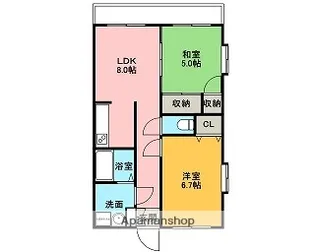 MS紫原【4階】の間取り