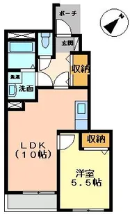 シャングリラ【105号室】の間取り