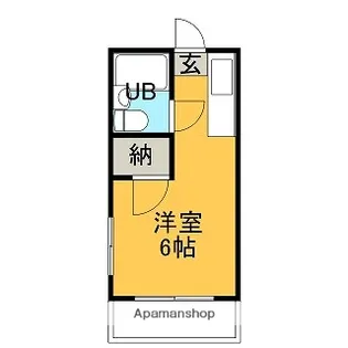 オレンジビル【305号室】の間取り