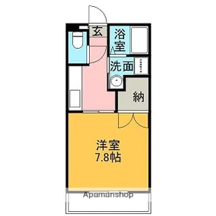 葉月館Ⅲ【3階】の間取り
