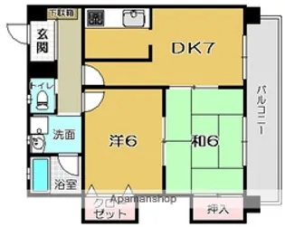 ラフォーレ林【302号室】の間取り