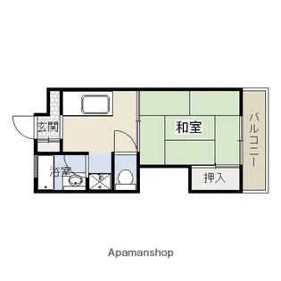 東谷山Nビル【206号室】の間取り